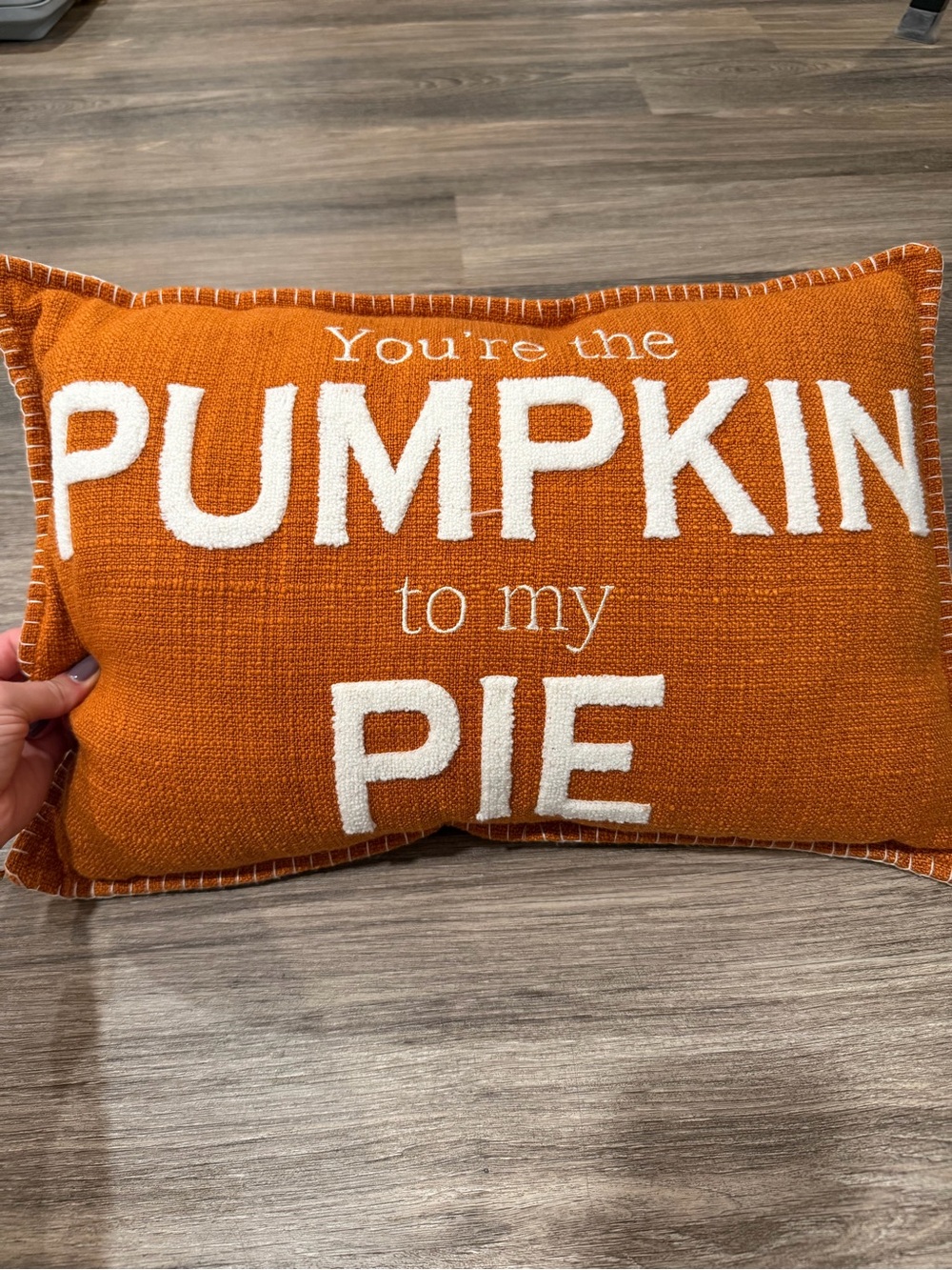 You're the Pumpkin to My Pie Fall Throw Pillow - Orange
